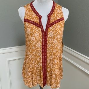NWT Democracy Boho Rayon Tank